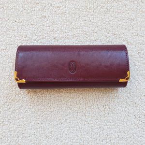 Cartier leather glasses case